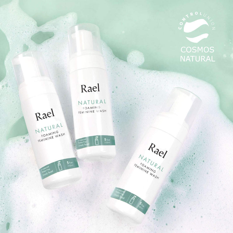 [Australia] - Rael Natural Feminine Cleansing Wash - Gentle Foaming Intimate Wash, pH-Balanced, Sensitive Skin, Unscented, Daily Cleansing Wash, Natural Ingredients (5oz, 2Pack) 5 Fl Oz (Pack of 2) 