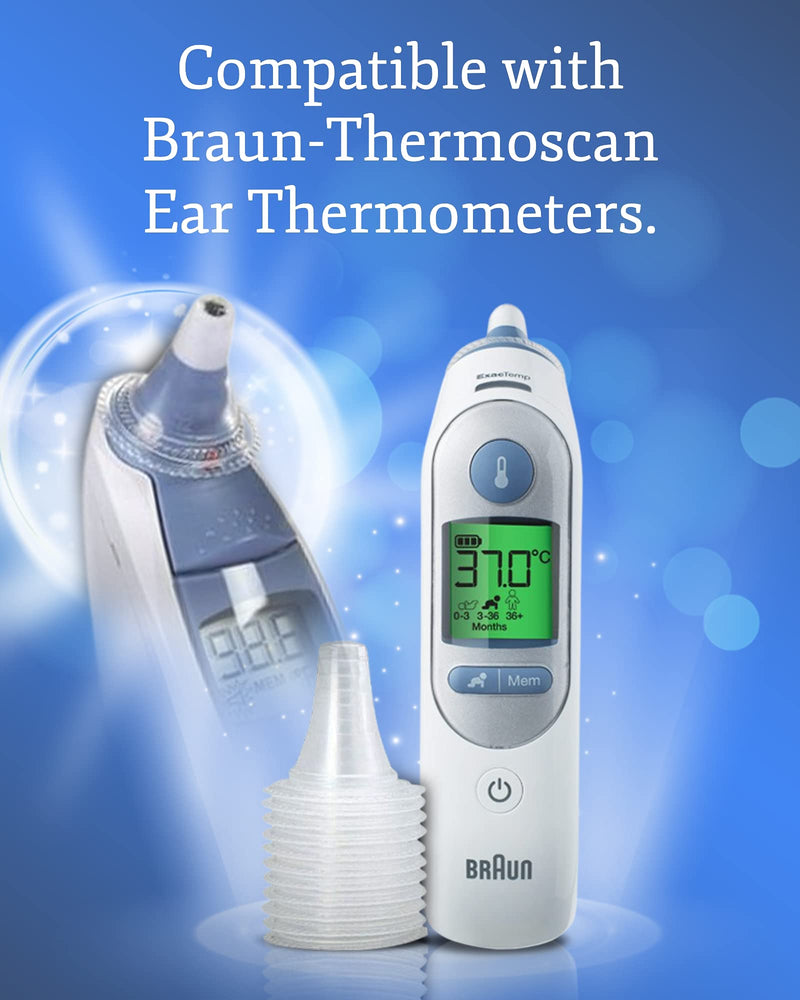 [Australia] - 400 Pack of Ear Thermometer Disposable Covers (Universal Fit - Medical Grade) Compatible with All Braun Thermoscan & Phillips Ear Thermometers - Bulk Refill Pack of 400 