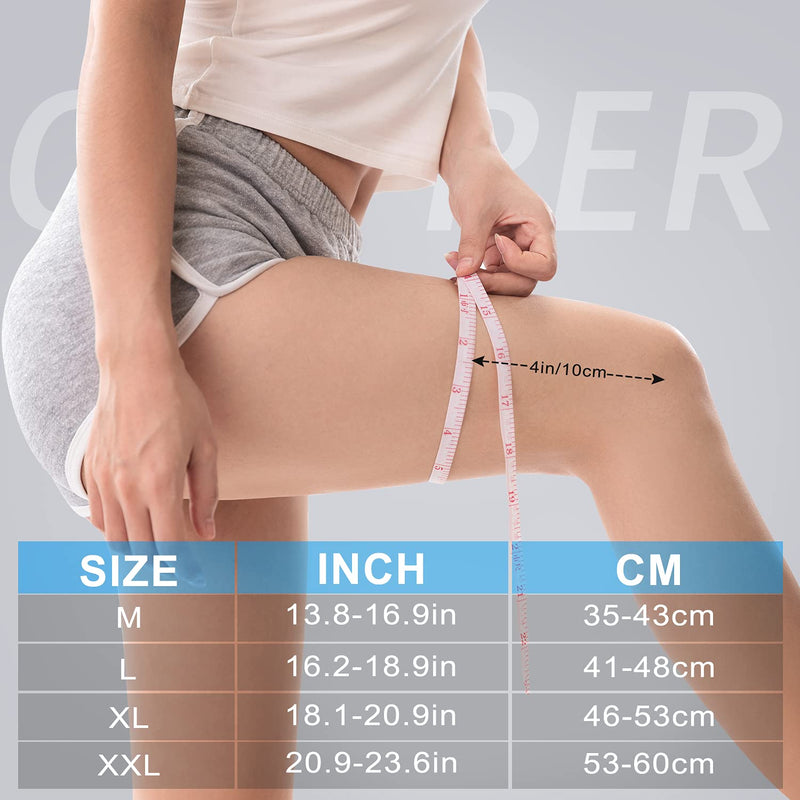 [Australia] - Copper Knee Braces for Knee Pain(2 pack) - Knee Brace,Knee Compression Sleeves Support for Men & Women - Knee Pads for Running,Meniscus Tear,ACL,Arthritis,Joint Pain Relief,Working out Large Copper 