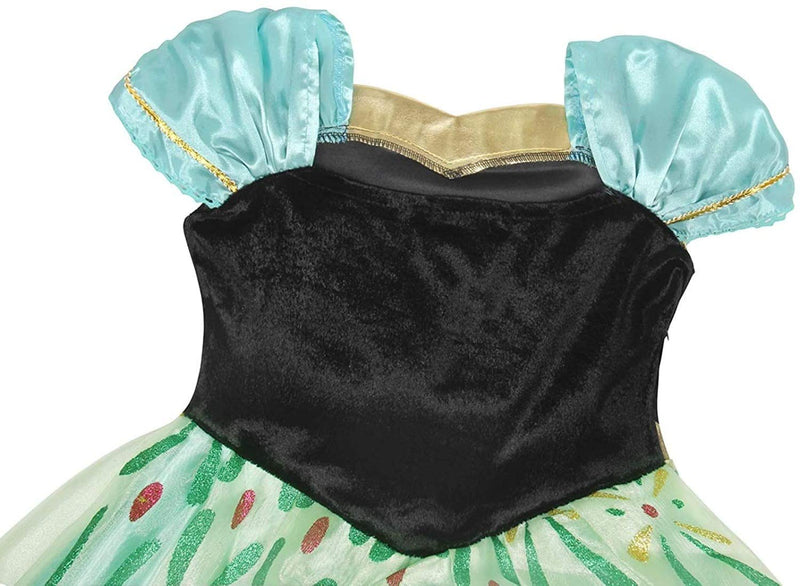 [Australia] - Xinfenglai Green Girls Cosplay Dance Dress Princess Costume 2-3T 