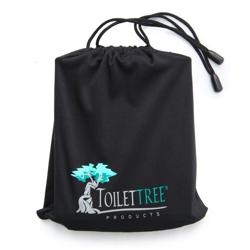 [Australia] - ToiletTree Products Travel/Dorm Fogless Shower Shaving Bathroom Mirror with Squeegee and Travel Bag, Travel, Gray 