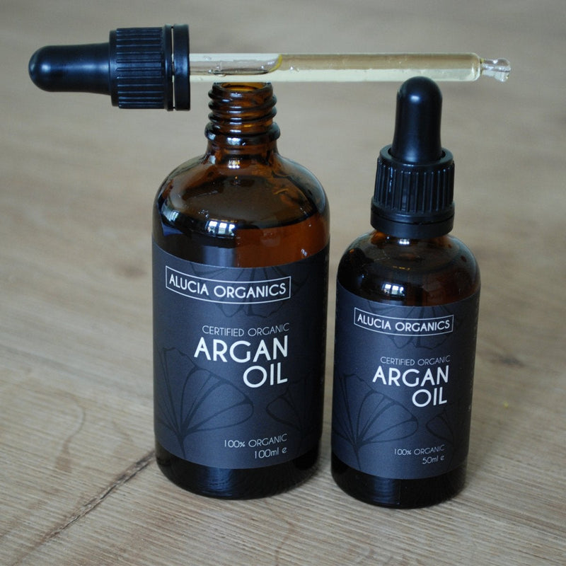 [Australia] - Alucia Organics Certified Organic Argan Oil (100ml) - Pure, Natural, Cold Pressed, Certified Organic, Vegan, Cruelty Free, for Skin, Face, Body, Hair, Nails 100 ml (Pack of 1) 