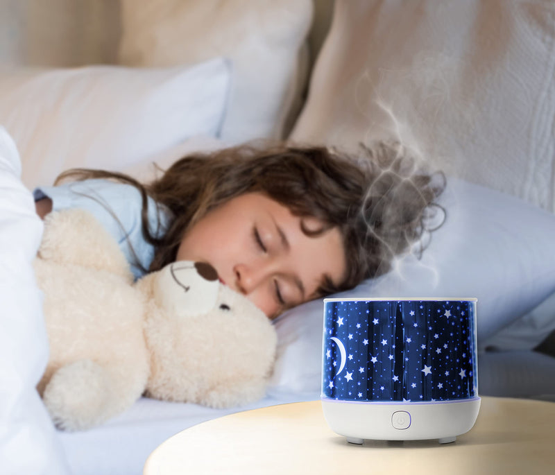 [Australia] - Rio Dream Time Aromatherapy Oil Diffuser, Humidifier, Night Light. 100ml Ultrasonic Cool Mist and 7 Colour Changing Lights 