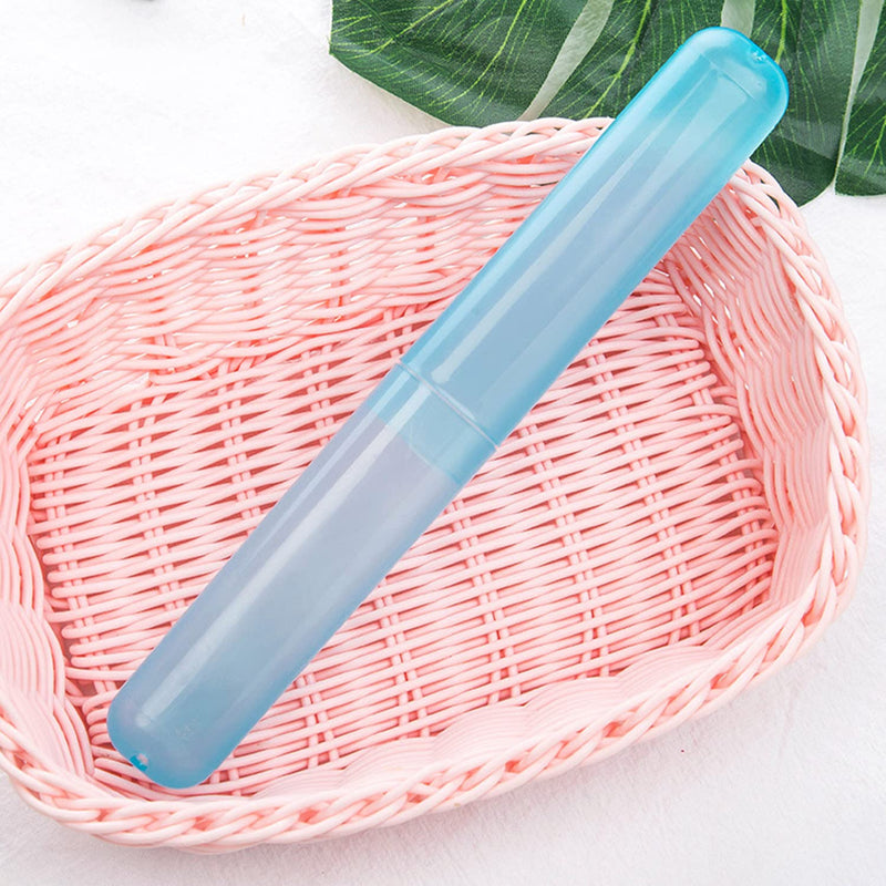 [Australia] - 2 Pcs Plastic Toothbrush Case, Portable Toothbrush Holder Toothbrush Cover Storage, Portable Dust-Proof Toothbrush Cases Toothbrushes Holder For Daily and Travel A3YSTH 1 