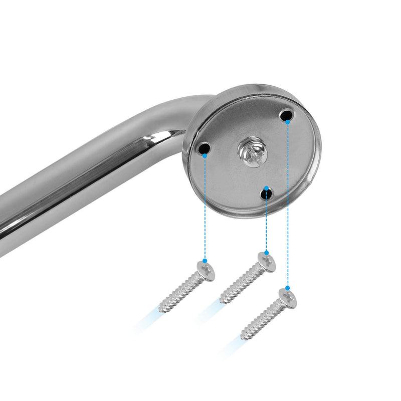 [Australia] - Bathroom Grab Bar Stainless Steel Bath Grab Shower Safety Handle Towel Holder for Kids Elderly Injured Bathroom Safety Aid 10 inch/25cm 10 inch/25 cm 