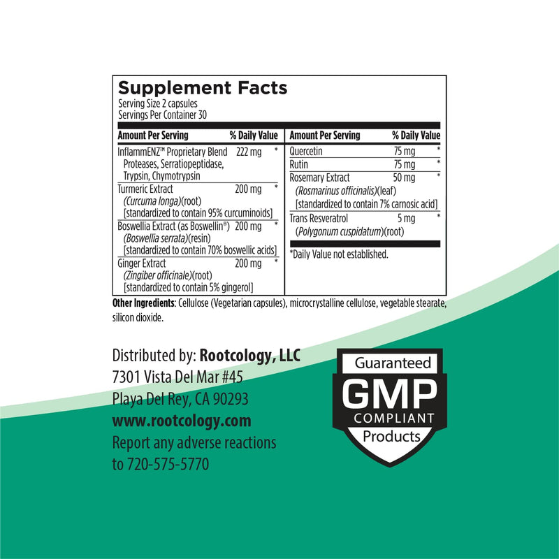 [Australia] - Rootcology Systemic Enzymes (60 Capsules) 