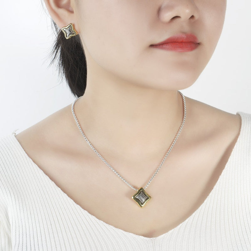 [Australia] - UNY Jewelrys Sets Designer Inspired Stars Fashion Womens Antique Trendy Christmas Cable Wire Wedding Love 