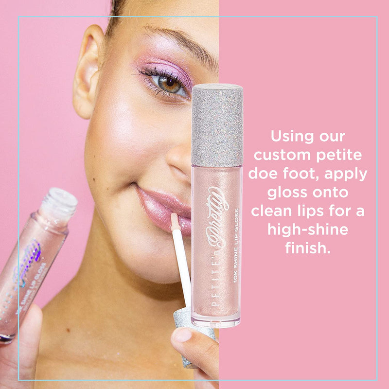 [Australia] - Petite 'n Pretty 10K Shine Lip Gloss for Kids, Children, Tweens and Teens. High Shine and Lighweight. (Glow Down) Glow Down 