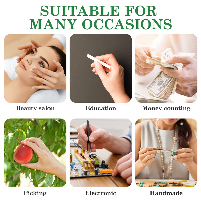 [Australia] - Uonlytech 150pcs Cotton Finger Sleeves Cots Protect Fingertips Hand Skin Cracking Moisture Disposable Finger Cover for Adults White 