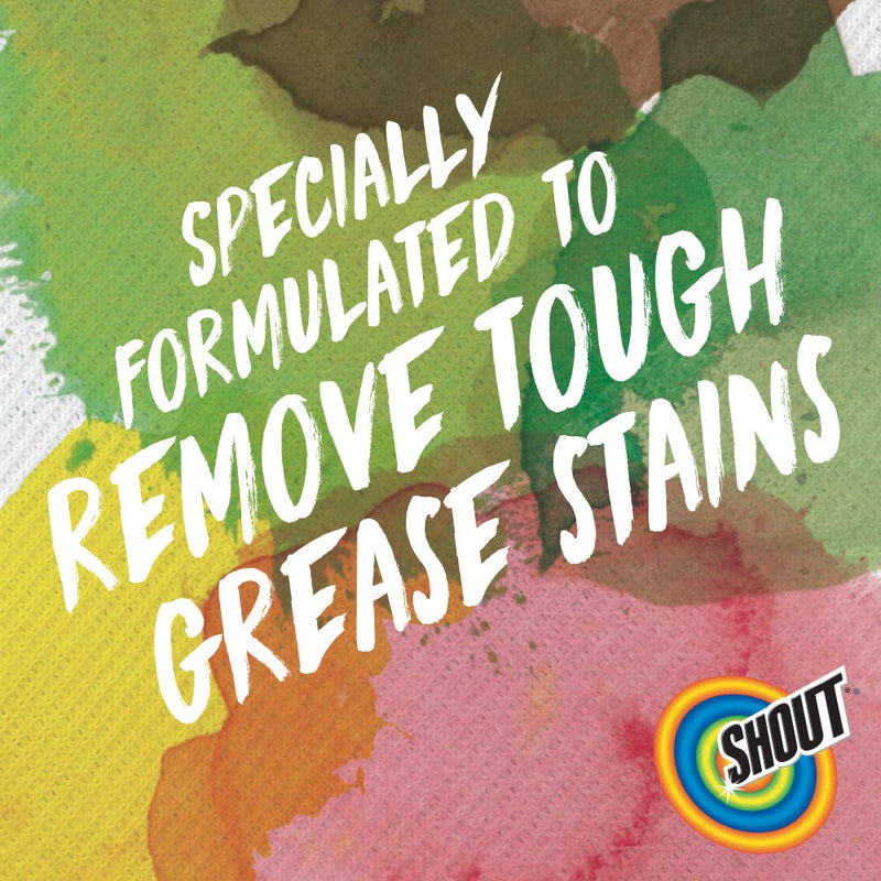 [Australia] - Shout Advanced Foaming Grease and Oil Laundry Stain Remover for Clothes, 18 oz 