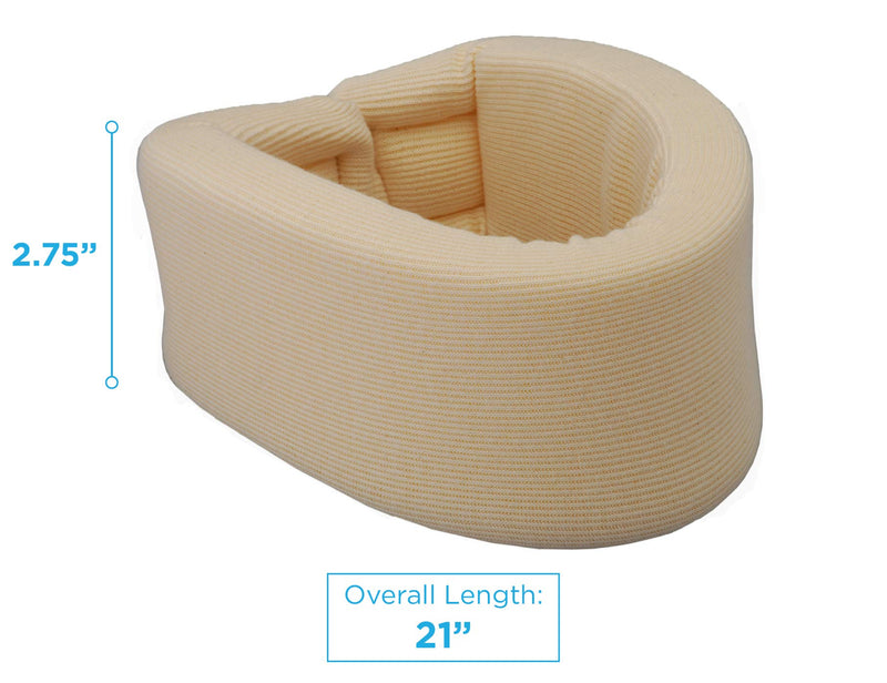 [Australia] - NOVA Neck Brace, Foam Cushion Cervical Collar, Soft & Breathable Removable Cover, Easy to Adjust and Secure, Comes in 3 Neck Height Sizes: 2.75”, 3.5” & 4” 2.75" Height 