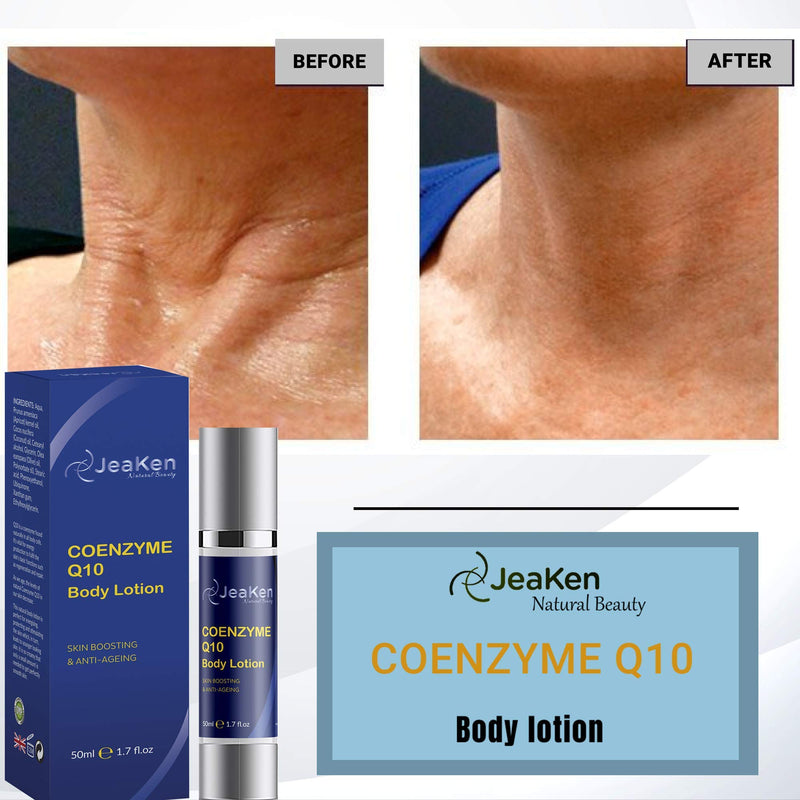 [Australia] - COENZYME Q10 NATURAL BODY LOTION - Anti-Ageing Firming Body Lotion to Keep Wrinkles and Fine Lines at Bay - Vegan Body Lotion Women and Mens Body Lotion for Very Dry Skin- 50ml Hydrating Lotion Bottle 