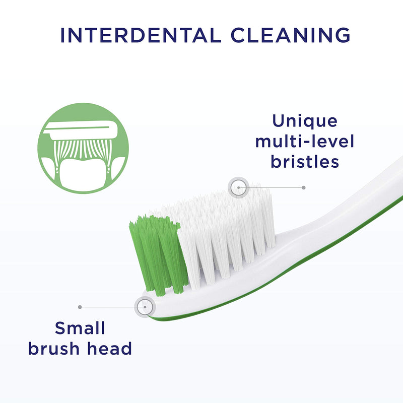 [Australia] - Zendium Clinic Soft Toothbrush - 90% Recycled Plastic - Gentle Interdental Cleaning 