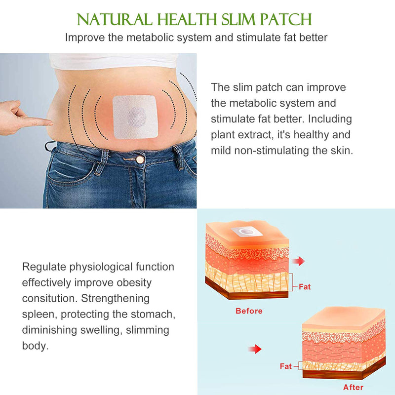 [Australia] - Weight Loss Patches, 90 Pcs Fat Burning Sticker for Beer Belly, Buckets Waist, Waist Abdominal Fat, Quick Slimming 90 Count (Pack of 1) 