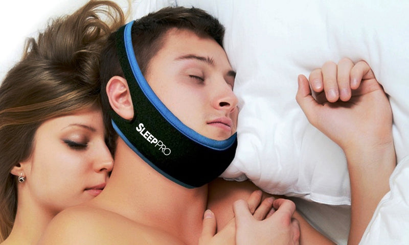 [Australia] - SleepPro™ Anti Snoring Chin Strap - Sleep Aid that Stops Snoring & Ease Breathing - Effective Snore Relief - Snore Stopper Jaw Support - Natural, Comfortable & Adjustable 