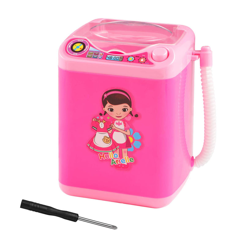 [Australia] - Upgrade Makeup Sponge Washing Machine, Deep Clean Mini Washing Machine, Electronic Washing Machine for Makeup Sponge, Powder Puffs (Pink) Pink 