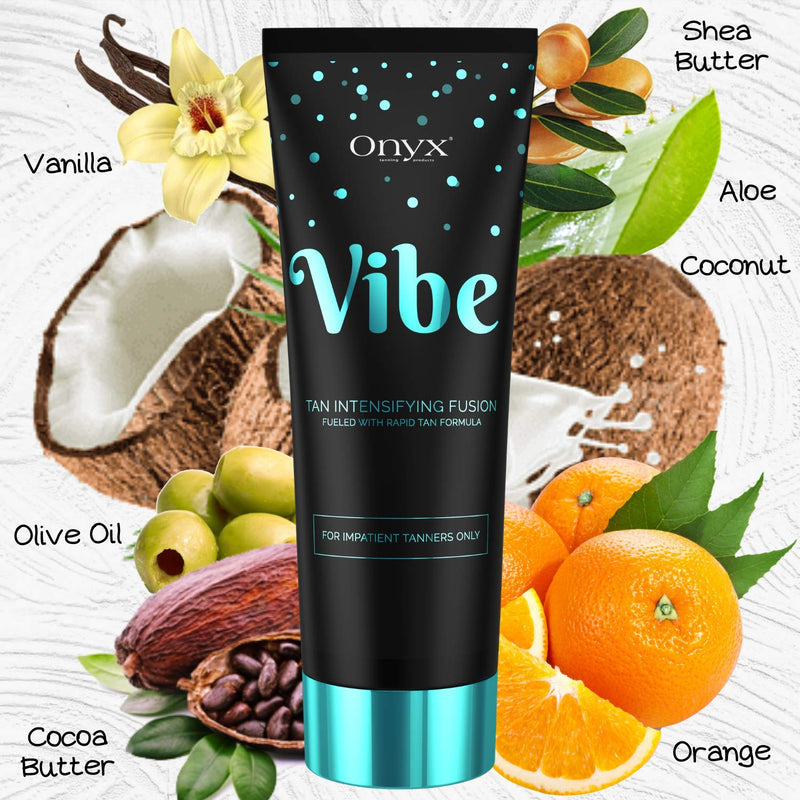 [Australia] - Onyx Vibe - Tanning Lotion Accelerator & Tan Intensifier - Rapid Tan Effect - Soft & Smooth Skin Renew Formula 