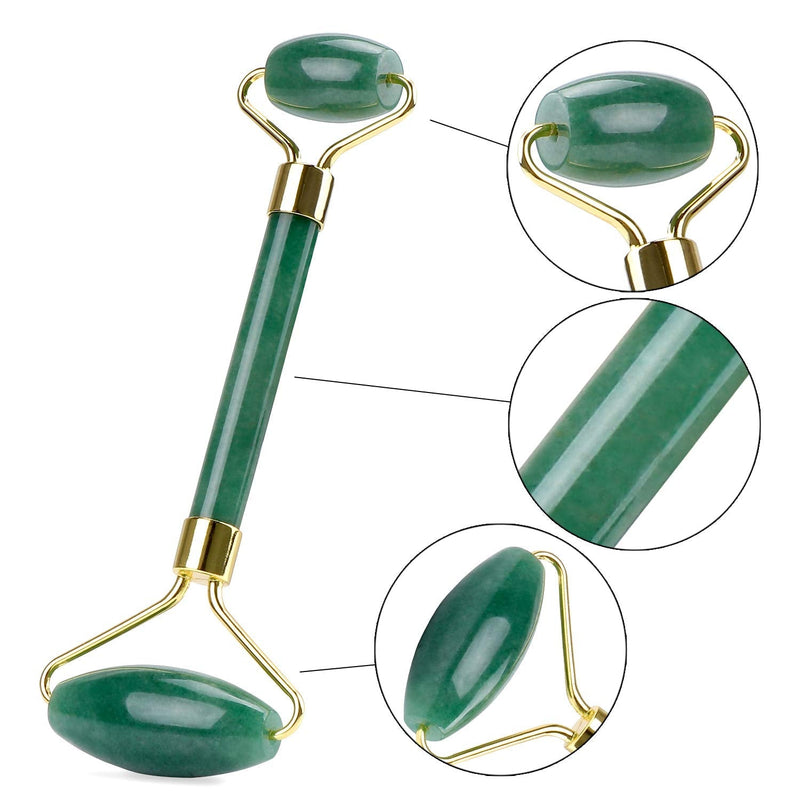 [Australia] - Jade Roller for Face, TsunNee Jade Roller Massager, Face Anti-Aging Roller, Skin Tightening Rejuvenates Relax Beauty Tool 