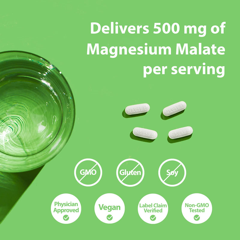 [Australia] - Jigsaw Health MAG SRT Magnesium Supplement (Mag SRT, 240 Count) 240 Count (Pack of 1) 