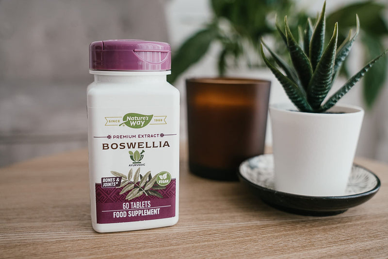 [Australia] - Nature's Way Boswellia Premium Extract - Helps to Keep Joints Flexible and Comfortable - Suitable for Vegetarians and Vegans - 60 Tablets 