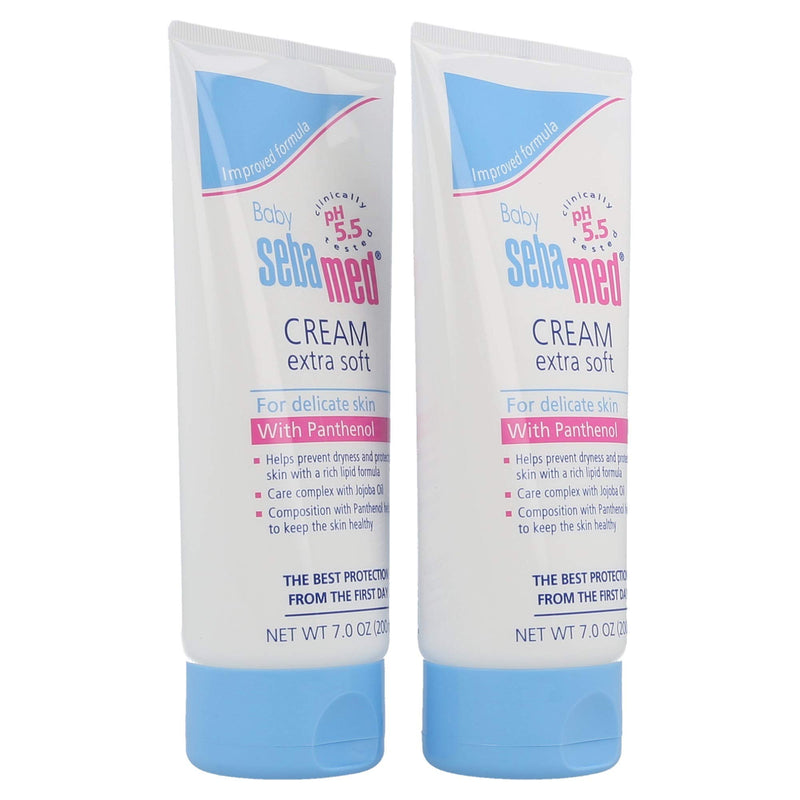 [Australia] - Sebamed Baby Cream Extra Soft, 7 fl. oz, Set of 2 7 Ounce (Pack of 2) 