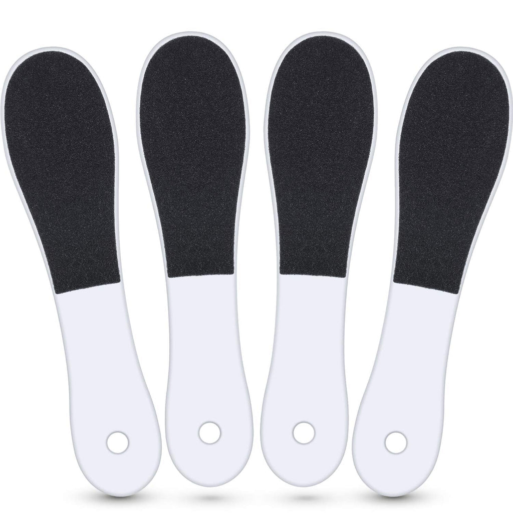 [Australia] - 4 Pieces Double-Sided Foot File Foot Rasp File Dead Skin Remover Foot Scrubber Hard Skin Remover Foot Care for Wet and Dry Cracked Feet 