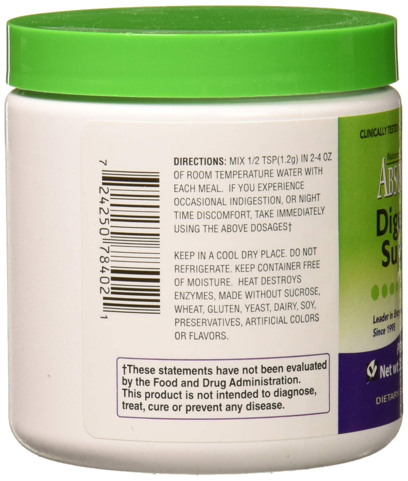 [Australia] - AbsorbAid Digestive Enzymes 100 Grams, Proven to Increase Vital Nutrient Absorption by up to 71% 