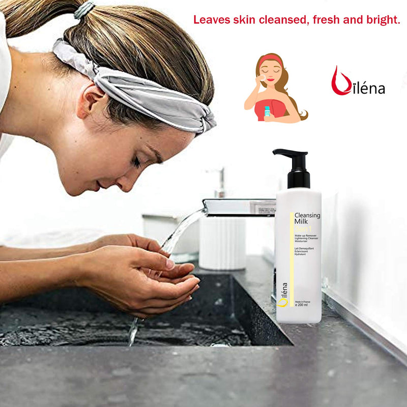 [Australia] - Make-up Remover Lightening Cleansing Milk Micellar Milk Facial Cleanser for Sensitive Skin Cleanser Make up waterproof Remover 200 ml 