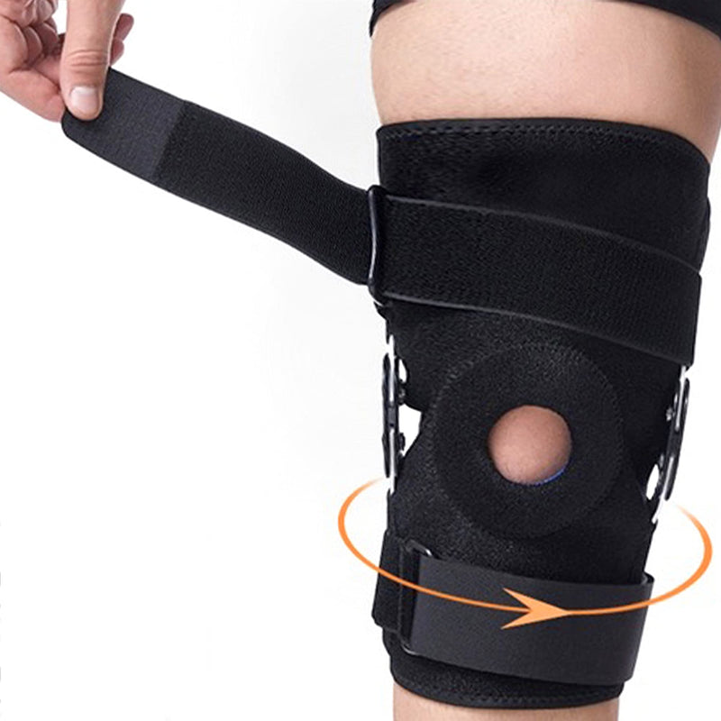 [Australia] - Decompression Knee Brace, Stable Support of The Knee, Effective Relief of ACL, Arthritis, Meniscus Tear, Tendinitis Pain, Adjustable Compression Band, Suitable for Men and Women Large-Most people fit size 17"-22" 