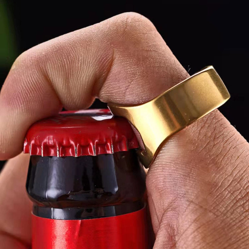 [Australia] - KINHARD 5 Pcs Ring Bottle Opener, Corkscrew Stainless, 22mm Portable Beer Bottle Opener is Used for Restaurant Waiters, Bartenders, and Sommeliers 