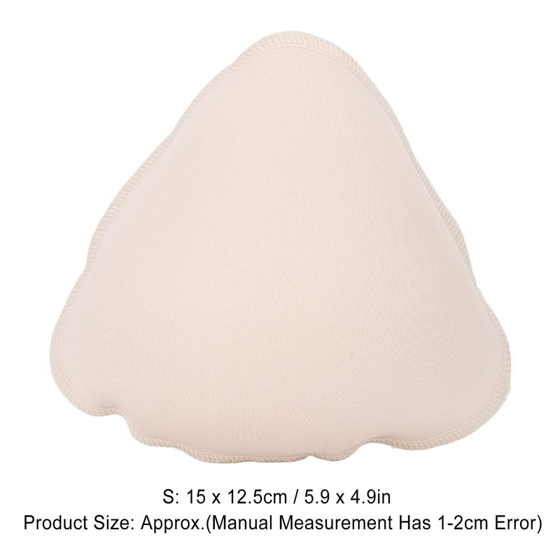 [Australia] - Bra Inserts Soft Comfortable Breathable Zero Pressure Foam Breast Implants Suitable for Female After Breast Surgery(S) S 