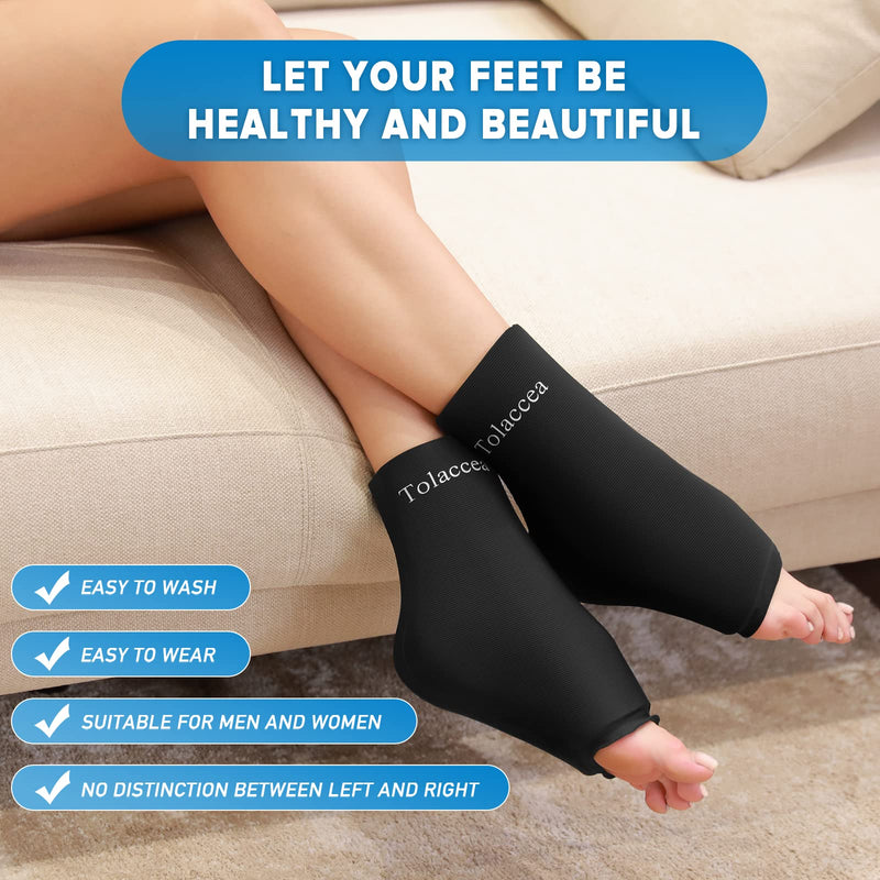 [Australia] - Ankle Foot Ice Pack Wrap for Injuries, Reusable Gel Ice Pack for Hot and Cold Therapies, Flexible Cold Pack for Achilles Tendonitis,Plantar Fasciitis,Swelling,Sprained,Post-Surgery Recovery L-(pack of 1) 
