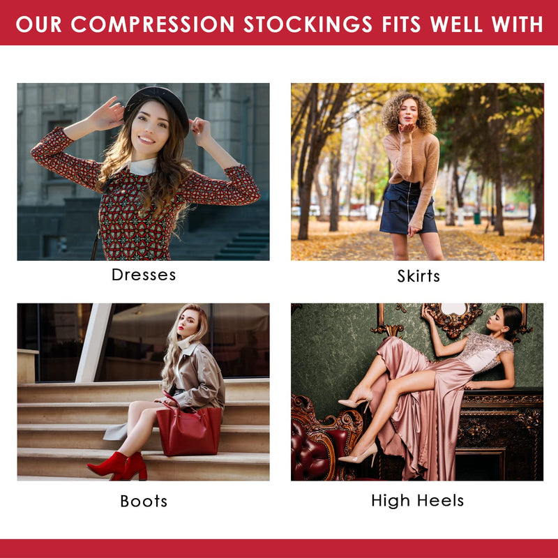[Australia] - Medicella Premier Closed Toe Compression Pantyhose for Women 15-20 mmHg Made in USA Medical Quality Sheer Moderate Pressure Support Circulation & Travel (XX-Large, Black) XX-Large 