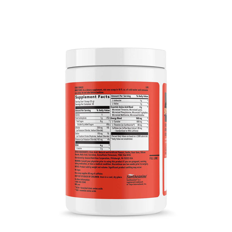 [Australia] - GNC Unbreakable Performance Energized Amino | Recover + Energy, No Sugar, Banned Substance Free | Unbreak-A-Berry | 30 Servings Unbreak A Berry 