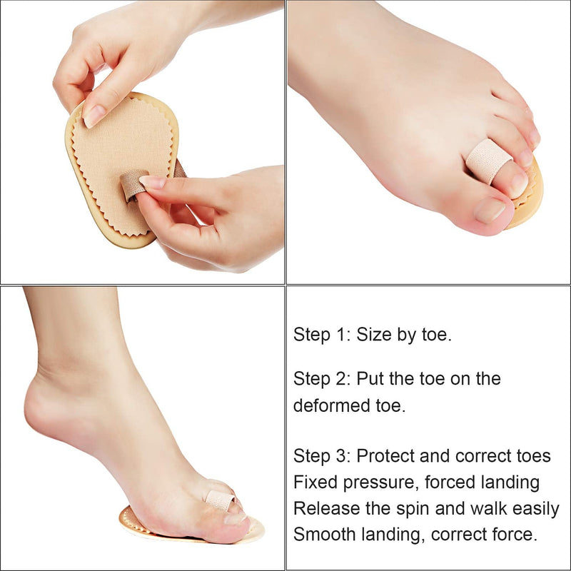 [Australia] - 4 Pieces Hammer Toe Hammer Toe Support Toe Splint for Toes, Hammer Toes, Claw Toes 