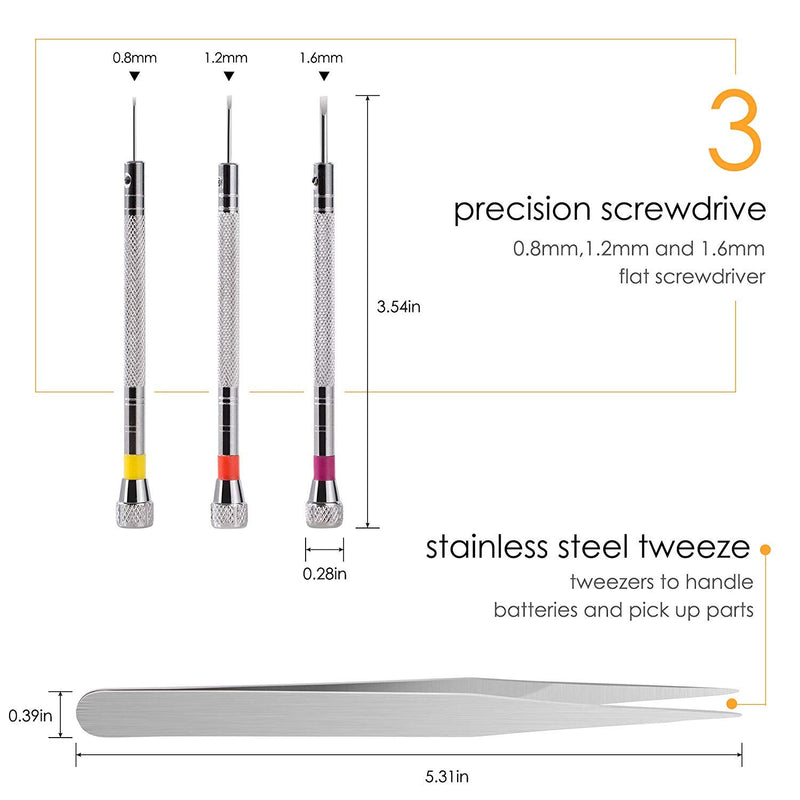 [Australia] - Watch Battery Replacement Tool Kit for Watch Back Case Remover and Opener 