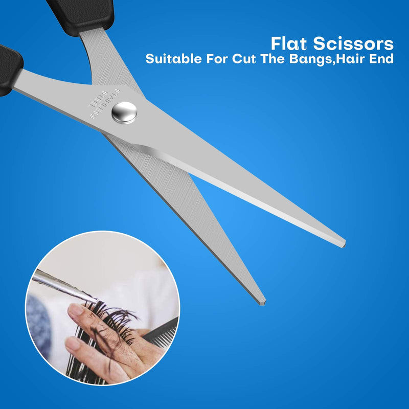 [Australia] - Gezimetie Hair Scissors Set Hairdresser Scissors Set Pet Shearing Scissors, Barbers or Home Use - Stainless Steel 