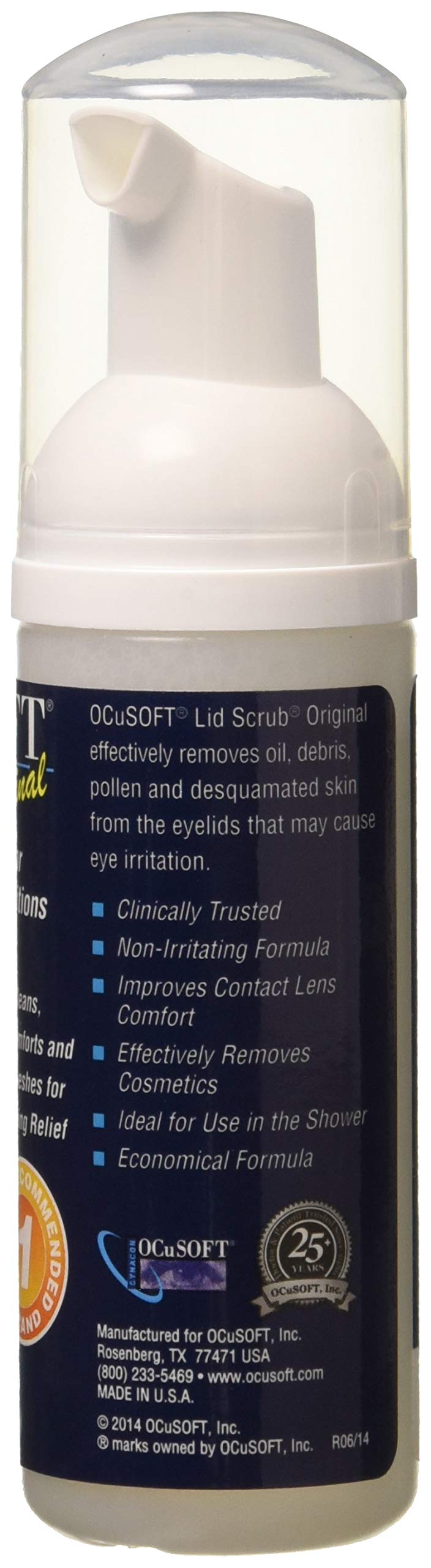 [Australia] - OCUSOFT LID Scrub Foam Size: 50 ML 