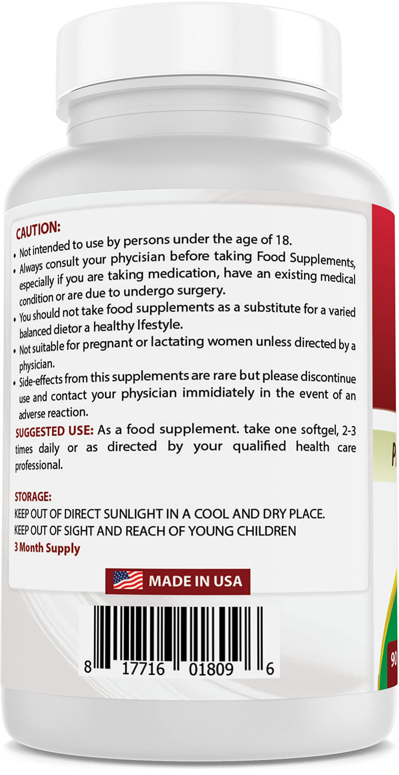 [Australia] - 2 Pack - Best Naturals Black Seed Oil Capsules 500 mg 90 Count - Minimum 0.95% Thymoquinone per Black Cumin Seed Oil softgel 