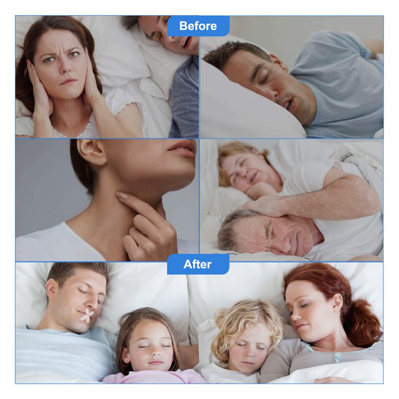 [Australia] - Mouth Tape for Sleeping, 120 Pcs Sleep Strips, Advanced Gentle Mouth Tape, for Better Nose Breathing, Less Mouth Breathing, Improved Sleeping Quality and Reducing Snoring Relief, Sleep Better 