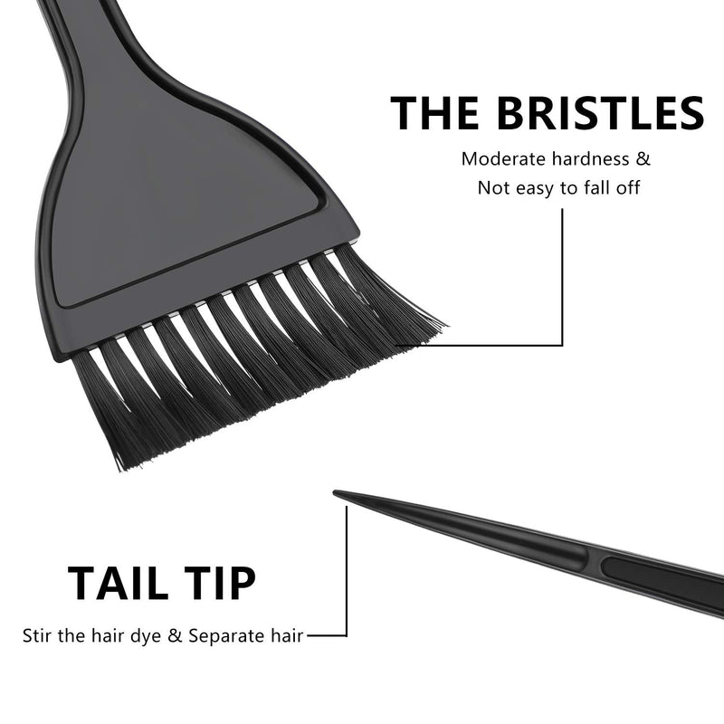 [Australia] - 2 Pieces Hair Coloring Brush Hair Dye Tools Set for DIY Hair Coloring Salon Hair Dyeing 
