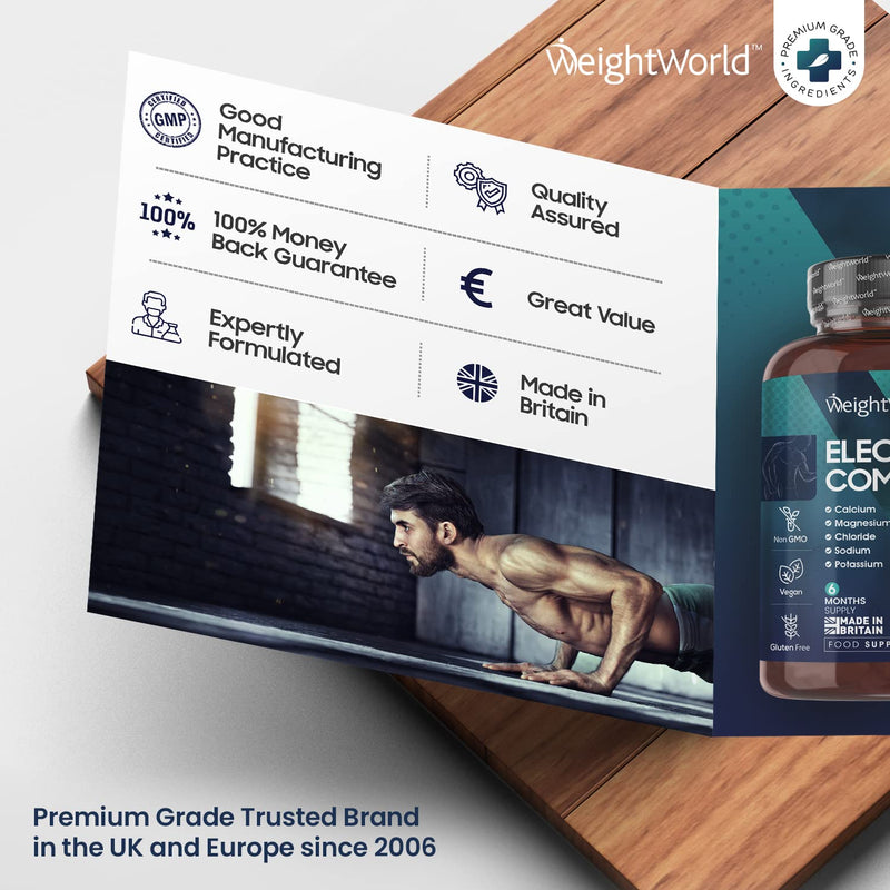 [Australia] - Keto Electrolyte Capsules 560mg - 180 Vegan Capsules(6Months Supply) - Hydrating Supplement with Calcium Magnesium Potassium &Sodium Chloride – Electrolytes for Fasting & Keto – Carb &Sugar Free 