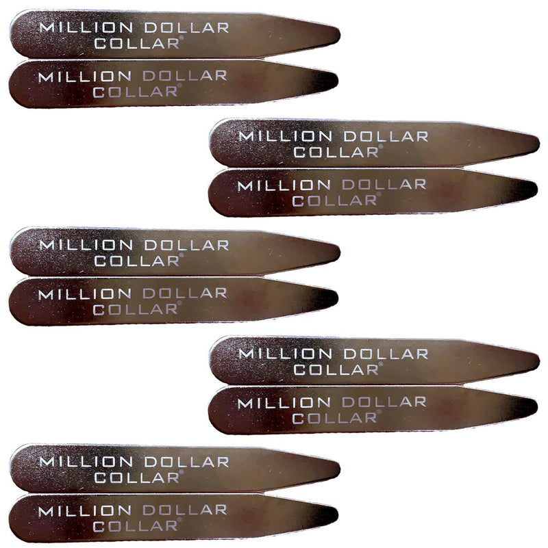 [Australia] - Million Dollar Collar - Metal Collar Stays - 10 SETS 