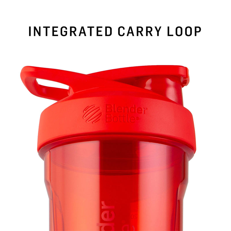 [Australia] - BlenderBottle Strada Shaker Cup Perfect for Protein Shakes and Pre Workout, 28-Ounce, White 