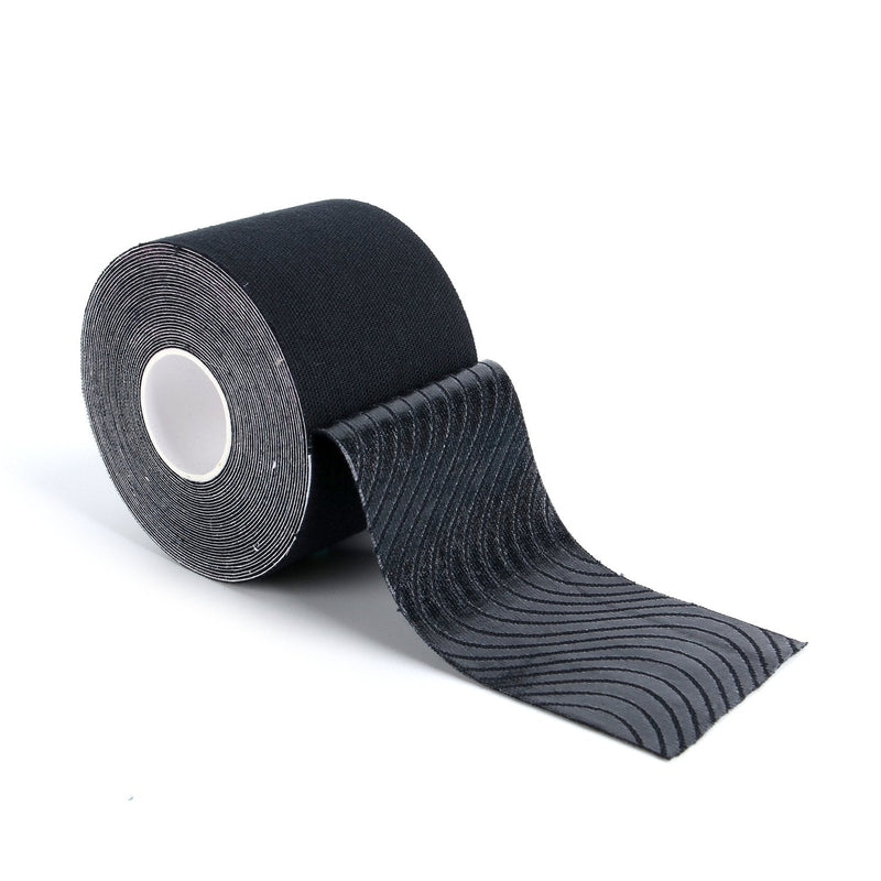 [Australia] - Superbe Kinesiology Tape (3 Rolls Pack), Elastic Sports Tape for Athletic Sports, Pain Relief, Recovery and Physio Therapy, 2 Inch x 16.4 feet (Black) Black 3 Count (Pack of 1) 