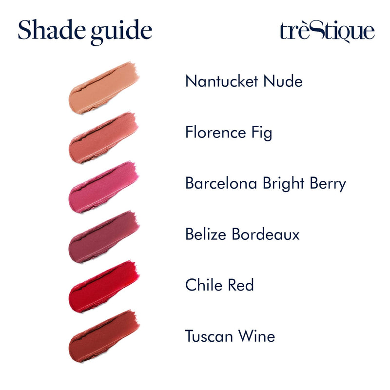 [Australia] - treStiQue Matte Lip Crayon, Matte Lipstick With Built-in Lip Gloss Balm, 2-in-1 Lip Liner Set With Lip Crayon and Lip Balm, Lipstick and Lip Gloss Balm Lip Kit Nantucket Nude 