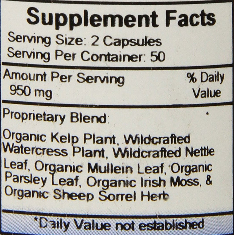 [Australia] - Dr. Christopher's Original Formulas Thyroid Maintenance Formula Capsules, 100 Count 