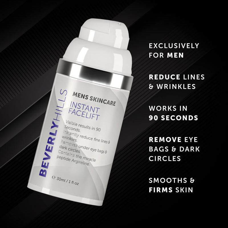 [Australia] - Beverly Hills Mens or Womens Instant Facelift and Eye Tuck Serum for Dark Circles and Puffy Eyes 
