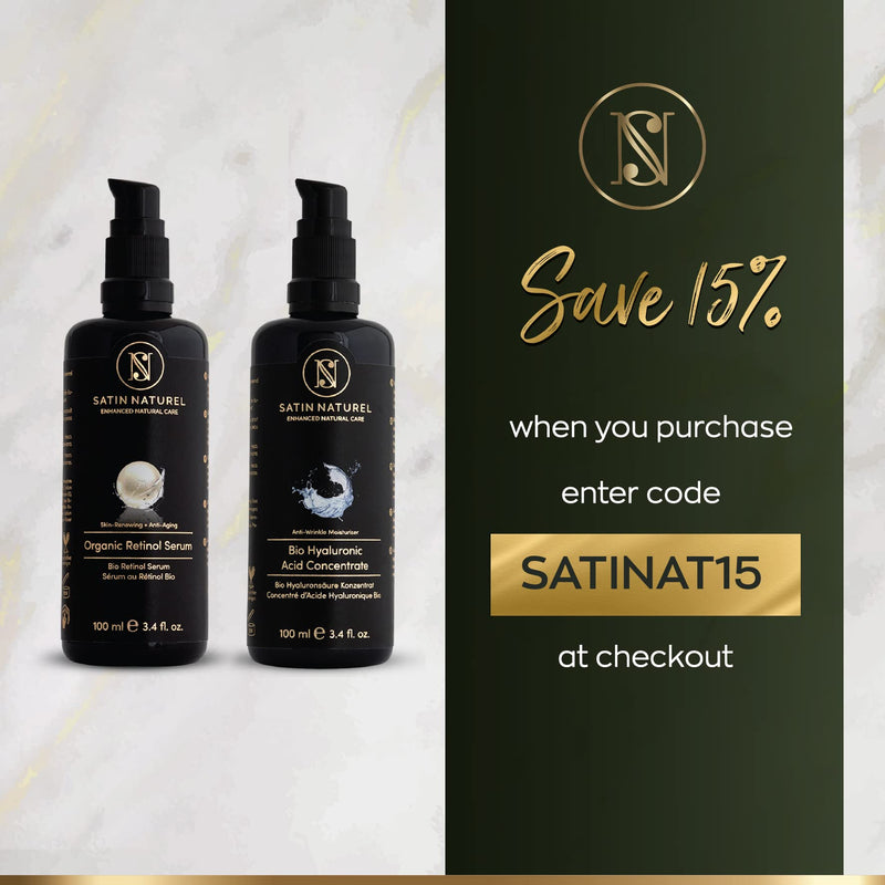 [Australia] - Organic Retinol Serum -100ml Bottle Advanced Retinol Delivery System + Vitamin C Complex w/ Aloe Vera, Hyaluronic Acid, & Vitamin E - Anti-Aging Vegan Skin Care 