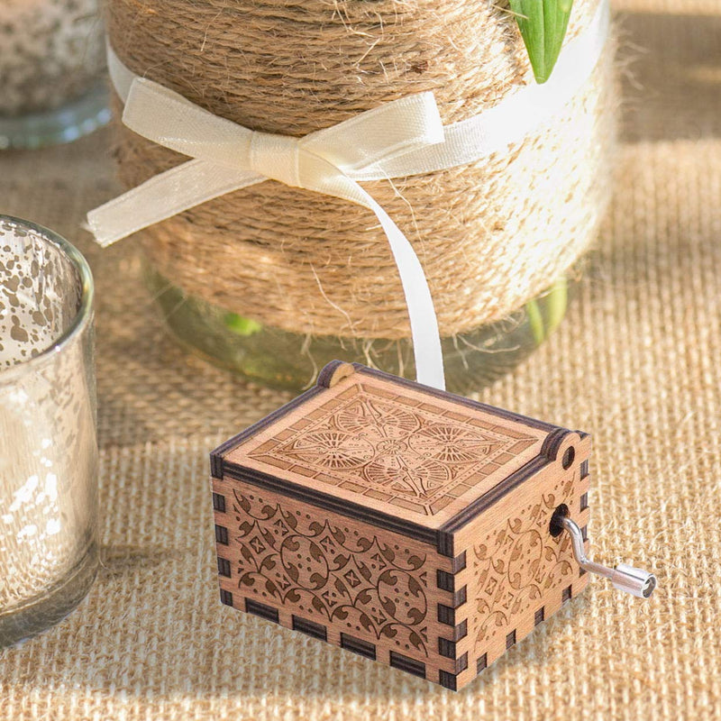 [Australia] - ukebobo Wooden Music Box- You are My Sunshine Music Box, from Nephew to Aunt, Unique Music Box for Aunt - 1 Set 